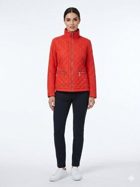 VINTAGE Y2K Spyder Xtl 10000 Ski Snowboard Winter Jacket Coat Coral Orange Sz 8